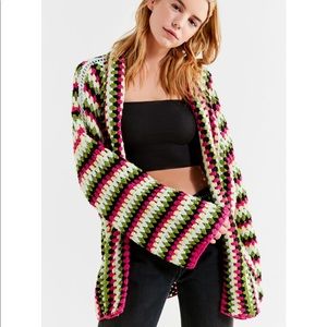 Urban Outfitters Crochet Knit Cardigan M/L